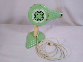 Vintage Handy Hannah Hair Dryer Model 895 W/ Stand Green