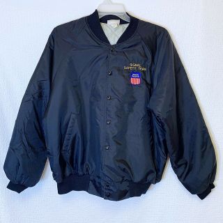 Union Pacific Railroad Vintage Xl Nylon Jacket Embroidered Signal Safety Team