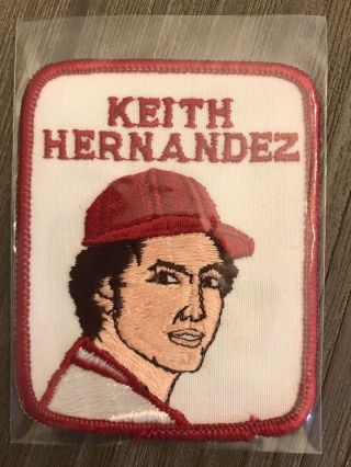 Keith Hernandez Cardinals 1978 - 1979 Penn Emblem Baseball Player Patch Set Break