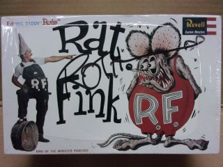Revell 1999 Rat Fink Signed By Ed " Big Daddy " Roth Box