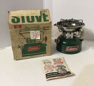 Coleman 502 - 700 Sportster Stove With Box Dated 9/78