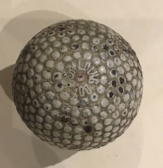 Rare Antique Golf Ball - Bramble Patent 1899 - The Spalding Dot