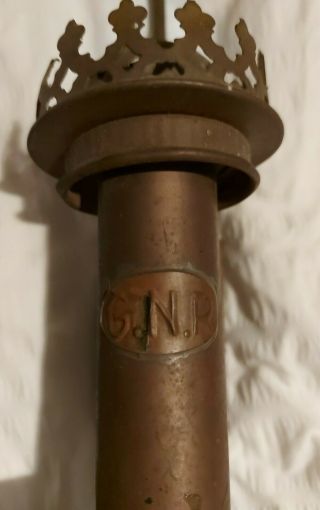 GNR vintage steam railway train carriage wall mounted brass lamp 3