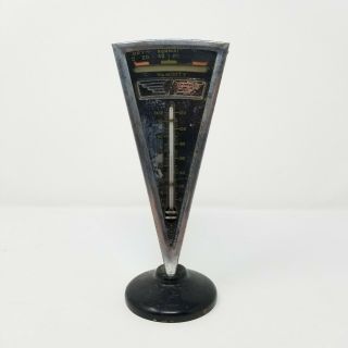 Antique Airdu Thermometer And Barometer Rare