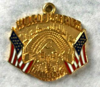Official Dodgers - Press Charm Pendant (pin) - 1981 World Series Game - Balfour