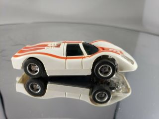 Vintage Tyco Slot Car Ferrari 3 in White Lighted FAST & 3