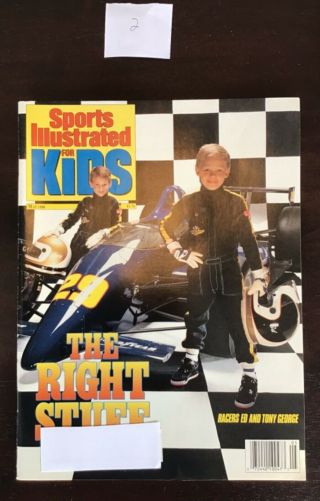 May 1990 Sports Illustrated For Kids Tony Hawk Uncut Intact Sheet