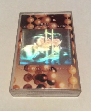 Vintage Prince & The Power Generation Diamonds And Pearls 1991 Cassette Tape