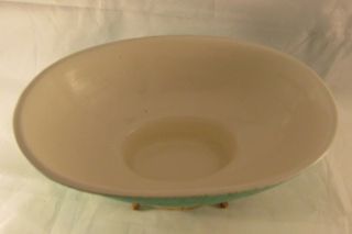 Vintage Maddux of California Turquoise Gold Accents Pottery Planter 3