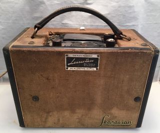 Antique Lear Learavian Rm 402 C Beacon Broadcast & Airline Receiver Pilot Radio
