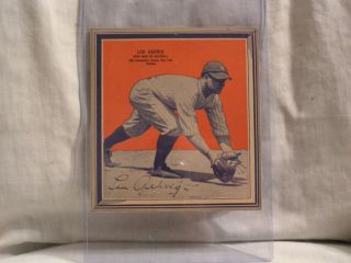 1935 Lou Gehrig York Yankee 