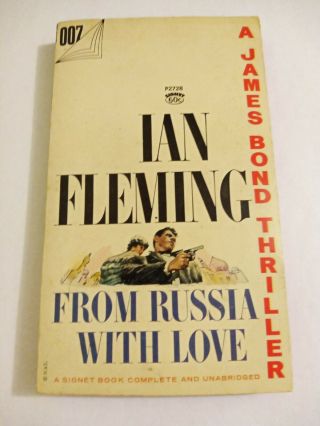 From Russia With Love By Ian Fleming Vintage Signet Paperback James Bond 007