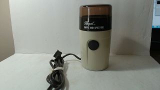 Vintage Regal Coffee And Spice Mill Grinder Model 505 France