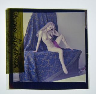 Vintage 1970 Bunny Yeager Color Camera Transparency Pretty Blonde Kim Karswell 2