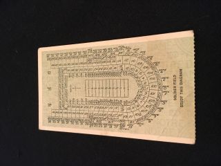 1928 NOTRE DAME VS.  NAVY FOOTBALL GAME TICKET STUB SOLDIER FIELD CHICAGO 3