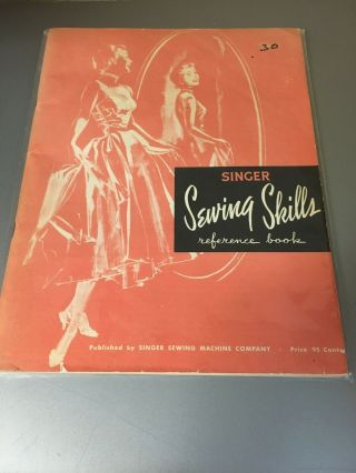 1954 Vintage Singer Sewing Machine Skills Reference Book How To Use Attachments