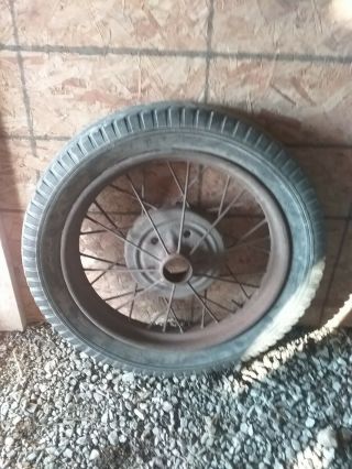 Vintage Ford Model A Tires And Wheel