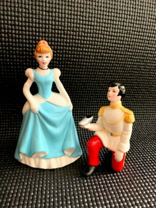 Vintage Disney Cinderella,  Prince Charming Ceramic Figurines