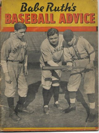 1936 Soft Cover Book Babe Ruth 
