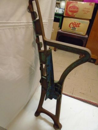 1923 Yankee Stadium Seat NEEDS Paint & Board RESTORATION,  Cast Iron OK 6