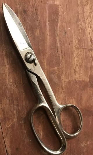 12” Compton Fabric Shear Scissors Heavy Duty Cutting Vintage Pat 832u71/2