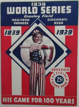 1939 World Series Program York Yankees Vs.  Cincinnati Reds 156082