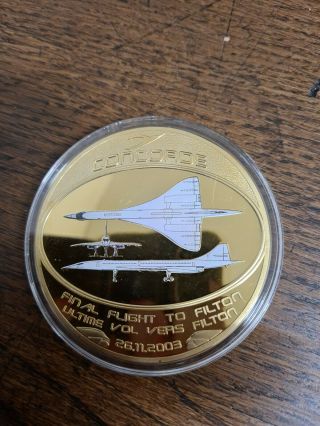 Concorde The Final Farewell Coin Final Flight To Filton