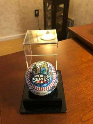 2009 Charles Fazzino Limited Edition 3d World Series Baseball With Display Case