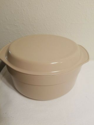 Vintage Anchor Hocking Microware Dutch Oven Pm480/ti 5 Quart Quality Made In Usa