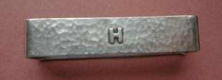 Arts & Crafts Hammered Sterling Silver Napkin Ring Lebolt - Chicago - H - 136