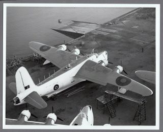 Short Sunderland Flying Boat Large Manufacturers Photo Raf 6