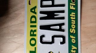Florida,  Sample,  Car,  Tags,  license plates,  University of South Florida 3