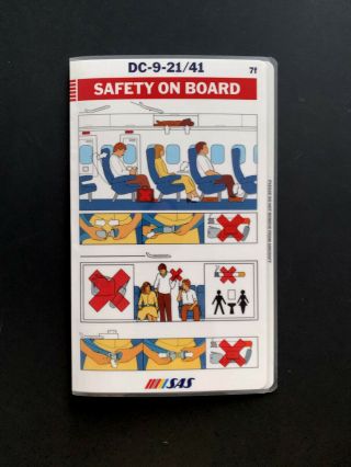 Safety Card Sas Scandinavian Dc - 9 - 21 / 41