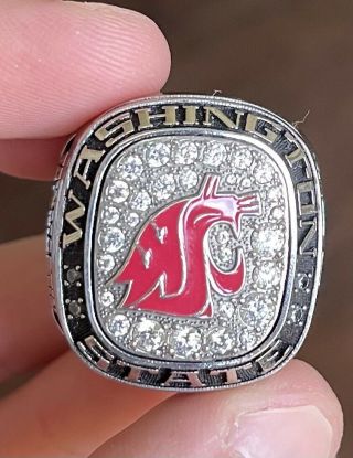 Washington State Cougars St Player Bowl Ring Champions Ncaa Championship Jostens