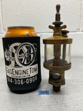 American Lubricator Co 2 Brass Cylinder Oiler Hit Miss Gas Engine Antique Steam