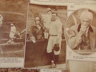 1926 Baseball World Series Oct York Times 9 Days Ny Yankees/st Louis Cards