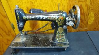 Vintage 1910 Singer 31 Heavy - Duty Sewing Machine Parts Repair Restoration