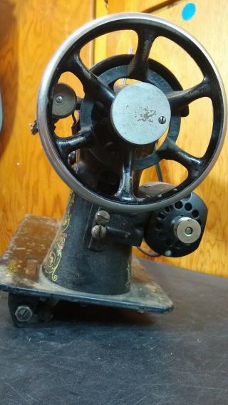 Vintage 1910 Singer 31 Heavy - duty Sewing Machine Parts Repair Restoration 2