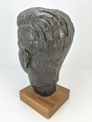 Vintage JFK John F Kennedy Bust Head Sculpture Austin Productions Sculpture 1964 3