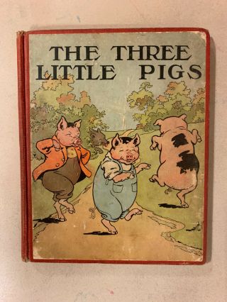 Vintage The Three Little Pigs,  1918