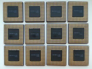Cyrix Cx486DLC,  Cx486DLC - 33GP,  Vintage CPU,  GOLD,  TOP 2
