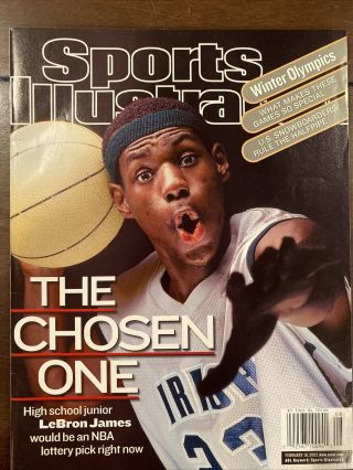 Lebron James Sports Illustrated The Chosen One 2/18/02 Without Mailing Label