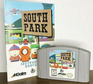 Vintage N64 Nintendo 64 Game Cartridge South Park Comedy Central