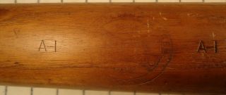 1900 - 1902 Ag Spalding Top Line Model A - 1 Wood Baseball Bat 33 " 41 Oz.  Club