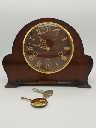 1930s Art Deco Smiths Westminster Chime Mantle Clock