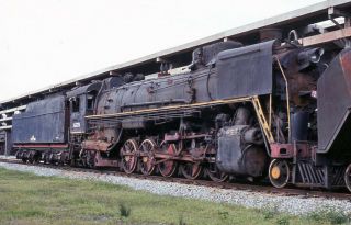 35mm Slide China / Chinese Steam Railway Gen Sanmen Fd1225 May 1984