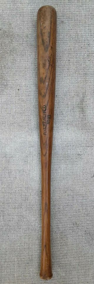 A.  J.  Reach Co.  Model 83 Baseball Bat Circa 1910 To 1920 35 " Gorgeous