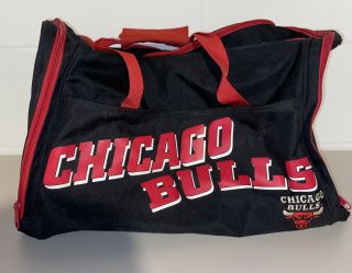 Vintage 90s Chicago Bulls Gym/duffel Bag - Nba Licensed Product