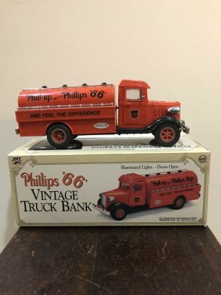 Jmt Replicas Phillips 66 Vintage Truck Bank Marx Toys 1993