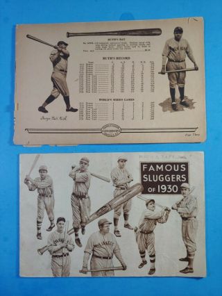 1929 And 1930 Louisville Famous Sluggers Baseball Yearbooks (2)